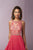 Tiffany Homecoming - Luxurious Beaded Illusion Neck Silky Chiffon A-line Dress 46101 In Pink