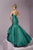 Tiffany Homecoming - Impeccable Tiered Mikado Mermaid Evening Gown 46102 in Green