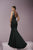 Tiffany Homecoming - Fitted V-Neck Long Dress 46103 in Black