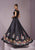 Tiffany Homecoming - Two Piece Dress with Floral Print Skirt 46109 in Black and Multi-Color