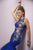 Tiffany Homecoming - Lovely One Shoulder Fitted Dress 46110 in Blue and Floral