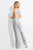 Rachel Allan - 4612 Plunging Cutout Sequined Jumpsuit In Silver