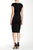 Adrianna Papell - 41910240 Cap Sleeve Ottoman Sheath Dress in Black