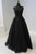 Tiffany Designs - 46177 Lace Organza Sweetheart A-line Dress In Black