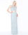 Mac Duggal - 4617M Two-Piece High Halter Ruffle Tiered Gown In Blue