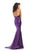 Johnathan Kayne - 461 Sequined Strapless Mermaid Gown in Purple