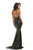 Johnathan Kayne - 461 Sequined Strapless Mermaid Gown in Green
