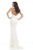 Johnathan Kayne - 461 Sequined Strapless Mermaid Gown in White