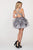 Rachel Allan - 4622 Ornate Bodice Tiered Flounce Dress