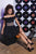 Rachel Allan - 4639 Two Piece Beaded Chiffon Off-Shoulder A-line Dress in Black