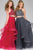 Jovani - Two-Piece Long Tulle Prom Gown 46404