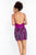 Rachel Allan - 4641 Bead Embellished Sweetheart Fitted Dress in Purple and Gray