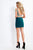 Rachel Allan - 4643 Jeweled Bodice Cut-In Shoulder Two-Piece Dress in Green