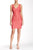 Adrianna Papell - Floral Lace V-Neck Sleeveless Dress 41895500 in Orange