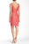 Adrianna Papell - Floral Lace V-Neck Sleeveless Dress 41895500 in Orange