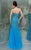 Angela & Alison - 41008C Bedazzled Sweetheart Mermaid Dress in Blue