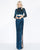 Cassandra Stone - 4650A Sequin Embellished Two Piece Gown In Black and Blue