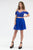 Rachel Allan - 4667 Two Piece Beaded V-neck Chiffon A-line Dress In Blue