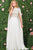 Jovani High Neck Cape Sleeves Lace A-line Evening Dress 46744 - 1 pc Ivory In Size 4 Available In White