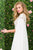 46774 Lace High Neck A-line Dress