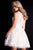 Jovani Two Piece Embroidered Short Dress 46800 - 1 pc Off White/Nude in Size 2 Available