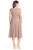 Alex Evenings - 117196 Popover Dress with Open Front Jacket in Brown