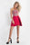 Rachel Allan - 4693 Beaded Halter Stretch Satin A-line Dress In Red