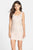 Adrianna Papell - Sequined Scoop Dress 41902390 in Neutral and Pink