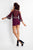 Rachel Allan - 4694 Deep V-neck Romper With Removable Lace Top in Black