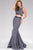 Glitter Jersey Two-Piece Prom Dress 47025
