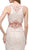 Eureka Fashion - Beaded Lace Fitted Mermaid Evening Dress