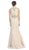 Eureka Fashion - Beaded Lace Fitted Mermaid Evening Dress