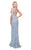 Mac Duggal Couture - 4726D Beaded V-Neck Fringed Evening Dress