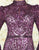 Mac Duggal Couture - 4729D Sequined High Neck Long Sleeves Gown In Purple