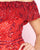 Mac Duggal - 4745N Bedazzled Off-Shoulder Ruffled Romper in Red