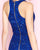Mac Duggal - 4749N Fully Sequined Halter Neck Sheath Dress in Blue