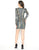 Mac Duggal - 4752R Sequined V-Neck Long Sleeves Cocktail Dress in Gray and Multi-Color