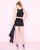 Mac Duggal - 4753N Two Piece Sequined Romper With Full Zip Jacket in Black and Multi-Color