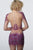 Jovani - 47598 Beaded Sheer Fabric Sheath Dress In Neutral and Purple