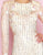 Mac Duggal - 4763N Crystal Embellished Long Sleeves Cocktail Dress in Silver and Neutral