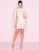 Mac Duggal - 4763N Crystal Embellished Long Sleeves Cocktail Dress in Silver and Neutral