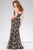 Strapless Floral Long Dress 47739