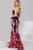 Floral Sweetheart Mermaid Dress 47807