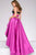 Beaded Two Piece V-Neckline High Low Dress 47862