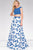 JVN47874 Two Piece Fitted Floral Dress