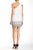 Aidan Mattox - 151A99050 Chiffon Asymmetric Sheath Dress in White