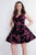 Rachel Allan - 4800 Strapless Sweetheart Burnout Velvet A-line Dress In Red