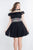 Rachel Allan Curves - 4808 Two Piece Ruched Off-Shoulder A-Line Dress