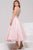 48103 Crystal Embellished Bateau A-line Dress