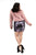 Rachel Allan - 4811 Sequined Deep V-neck Dress With Faux Fur Jacket